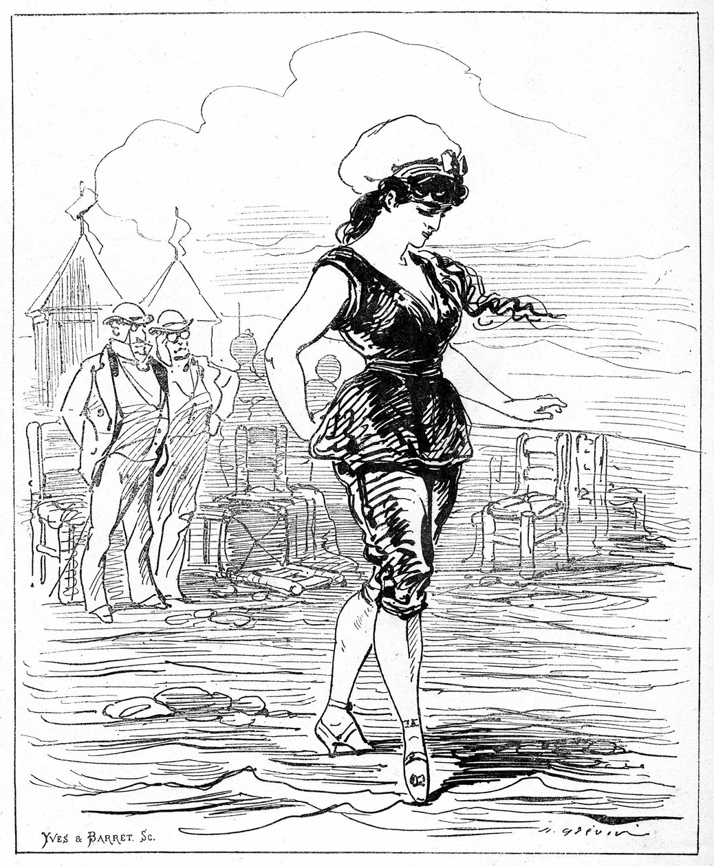 Illustration för "Kvinnornas ande" av Alfred Grevin