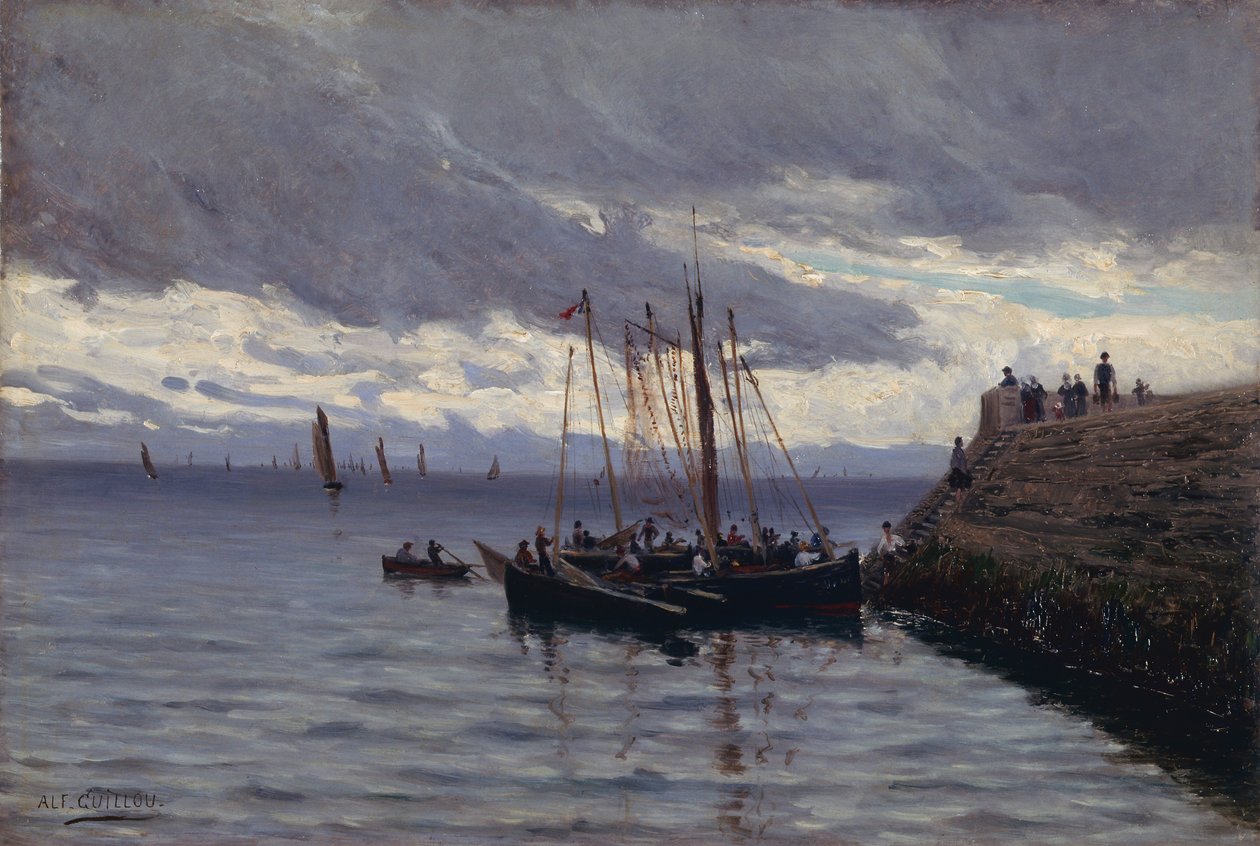 Sardinfiskarnas ankomst av Alfred Guillou