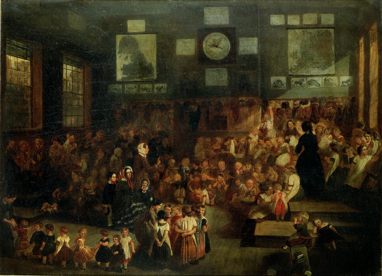 Ann Street School, Birmingham, 1855 av Alfred H. Green