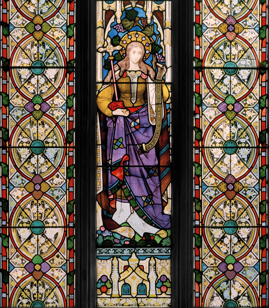 Faith, ca 1868 (målat glas) av Alfred Hassam