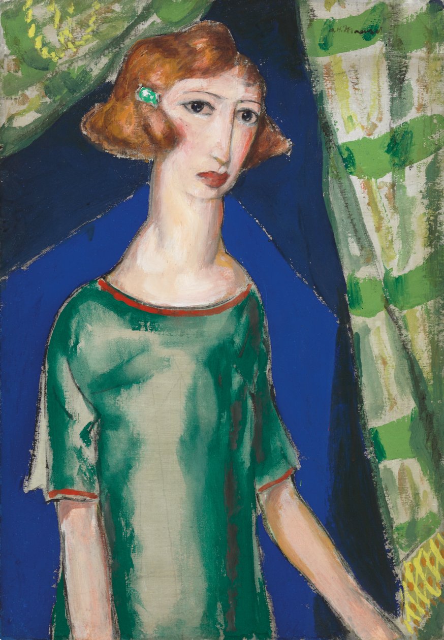 Ung kvinna, ca 1920-25 av Alfred Henry Maurer
