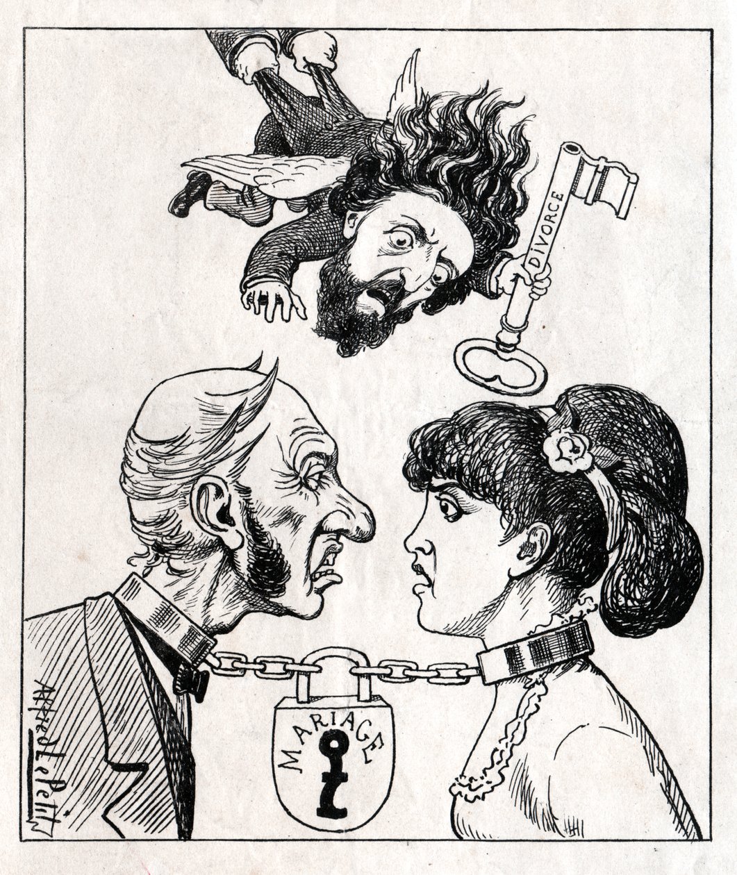 Alfred Naquet. av Alfred Le Petit