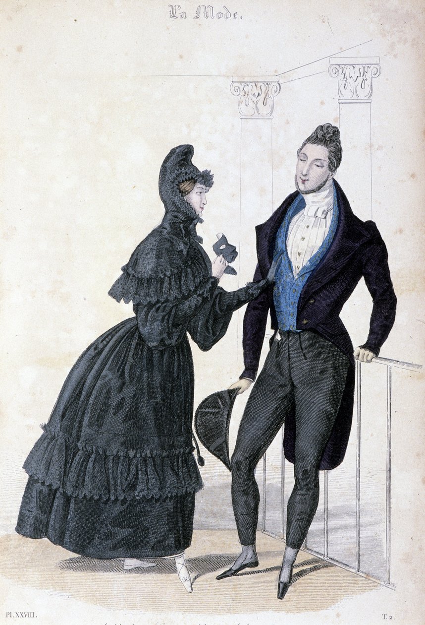 Herr- och feminint mode av Alfred Leon Lemercier