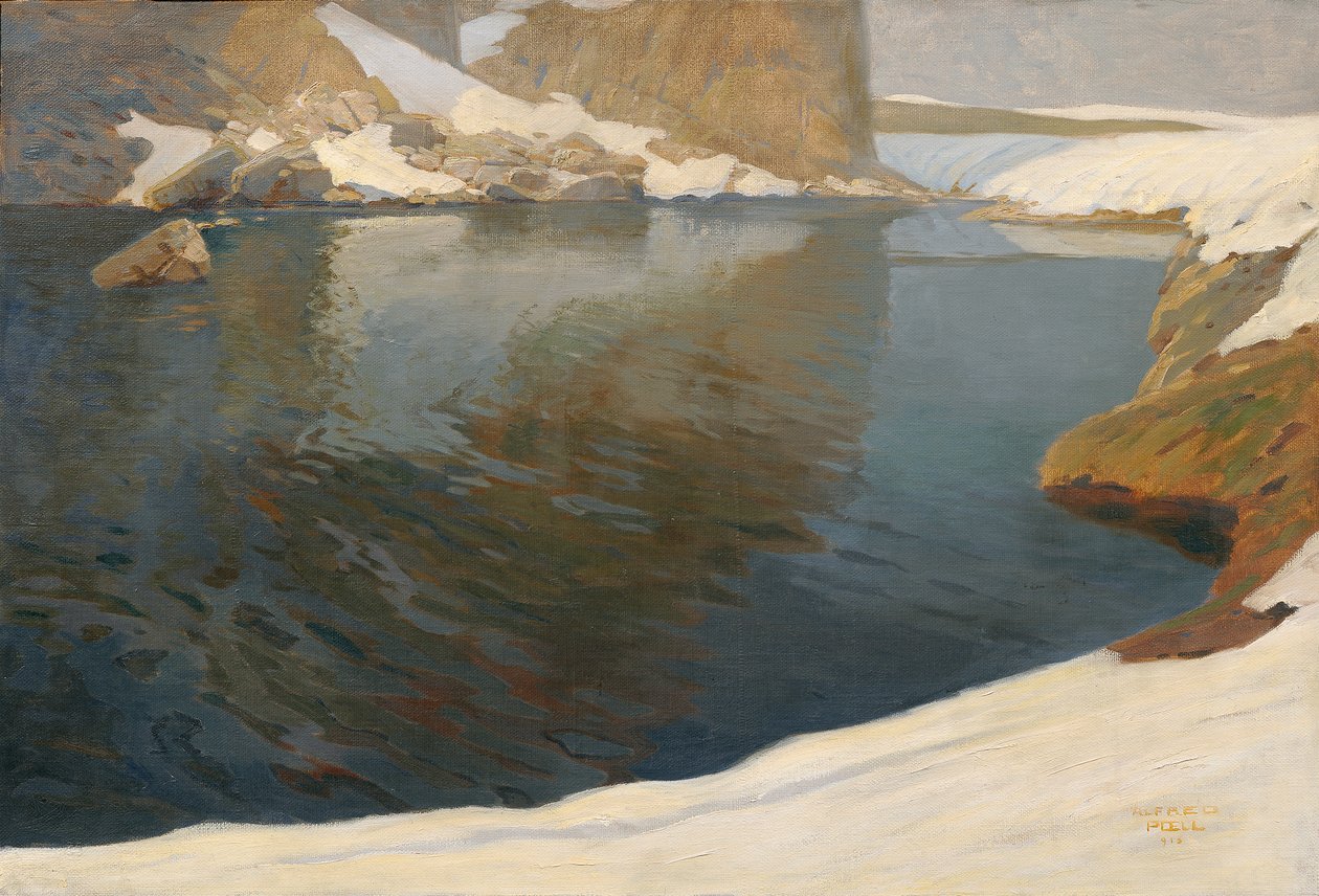fjällsjö av Alfred Poell