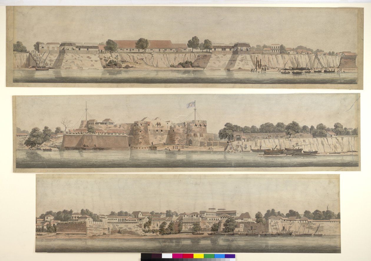 Panorama över Surat av Alfred Robert Freebairn