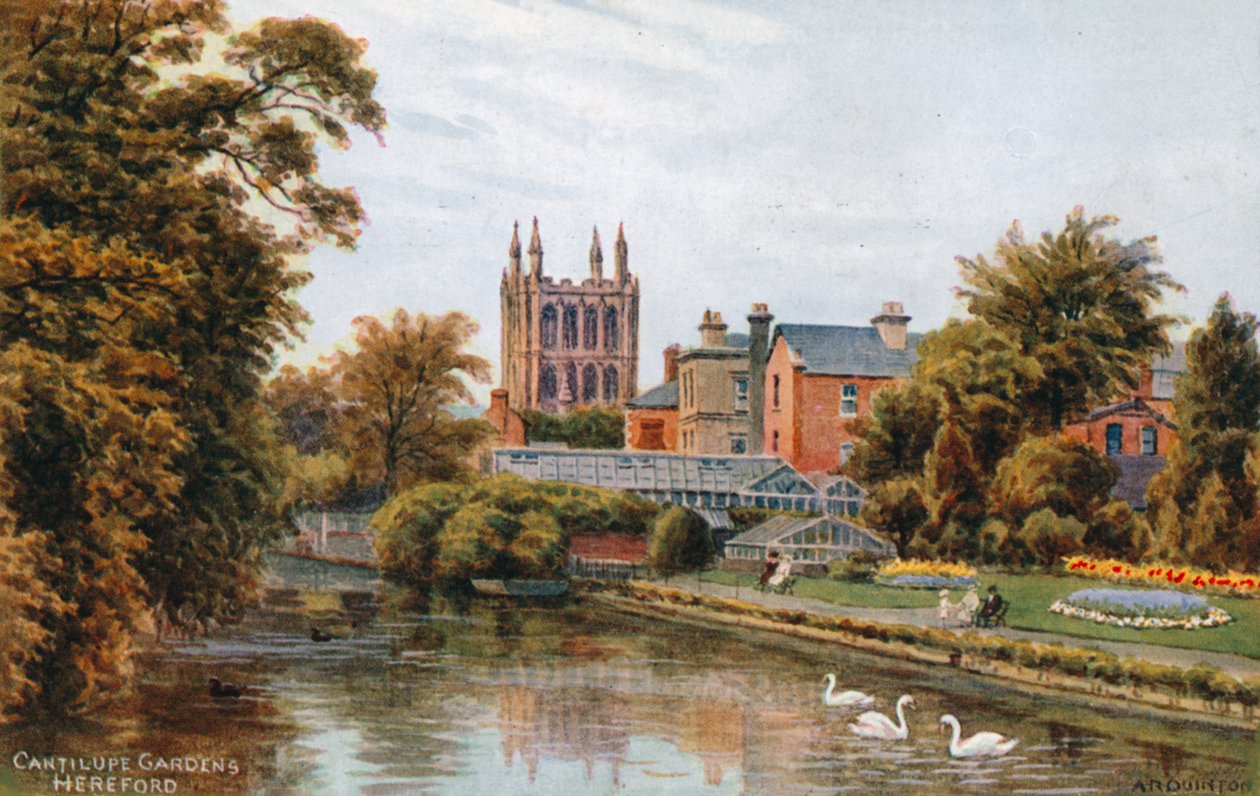 Cantilupe Gardens, Hereford av Alfred Robert Quinton