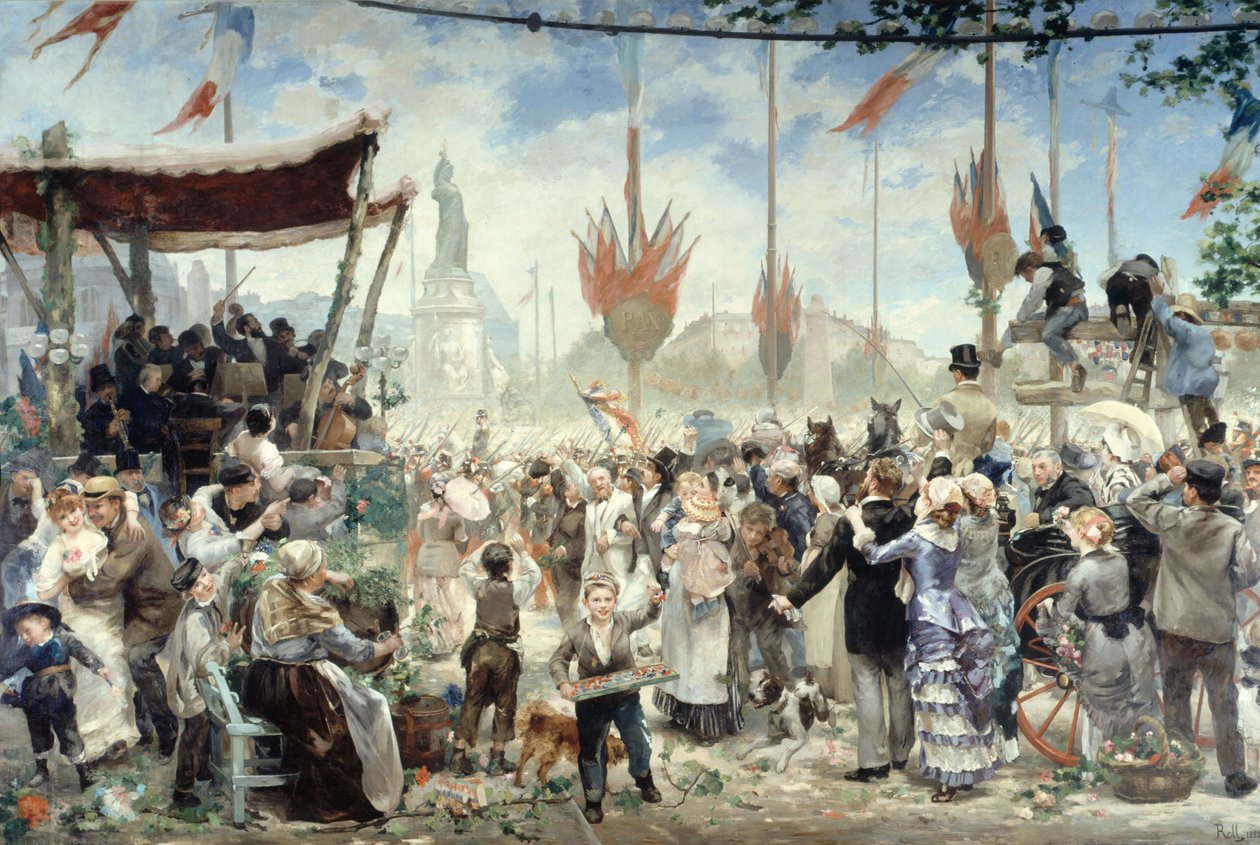 14 juli av Alfred Roll