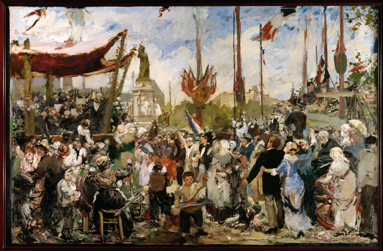 Den 14 juli 1880 (oljeskiss) av Alfred Roll