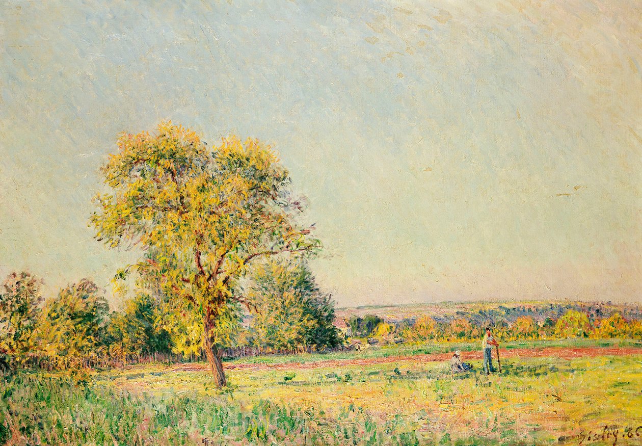 En sommardag, 1886 av Alfred Sisley