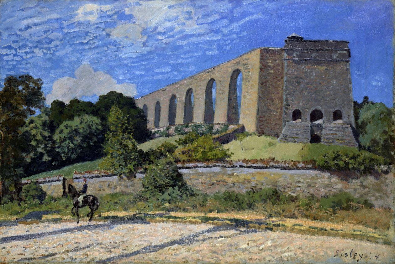 Akvedukten vid Marly av Alfred Sisley