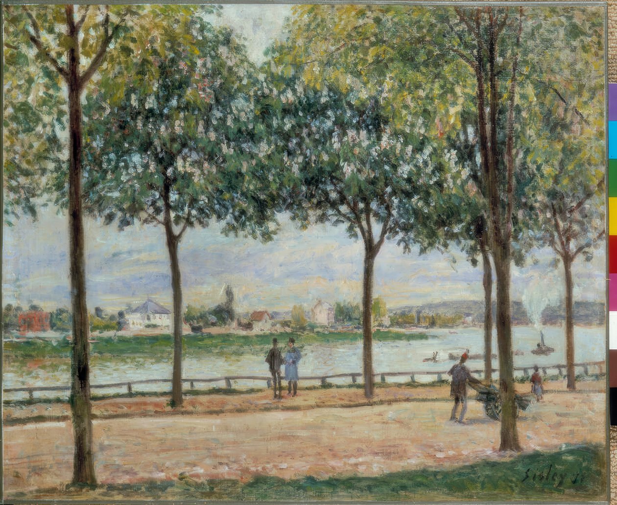 Chestnut promenade av Alfred Sisley