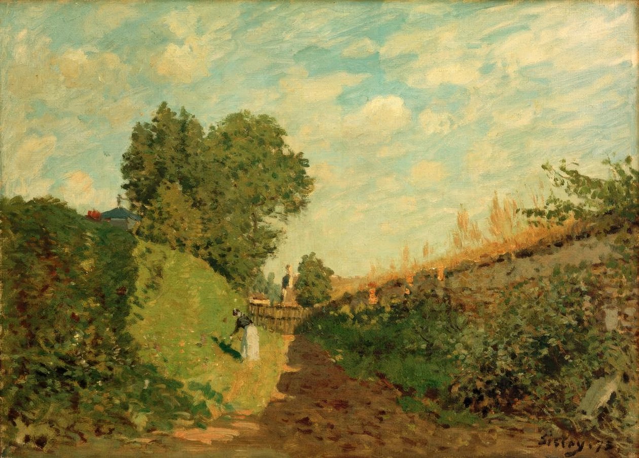 Trädgården av Alfred Sisley