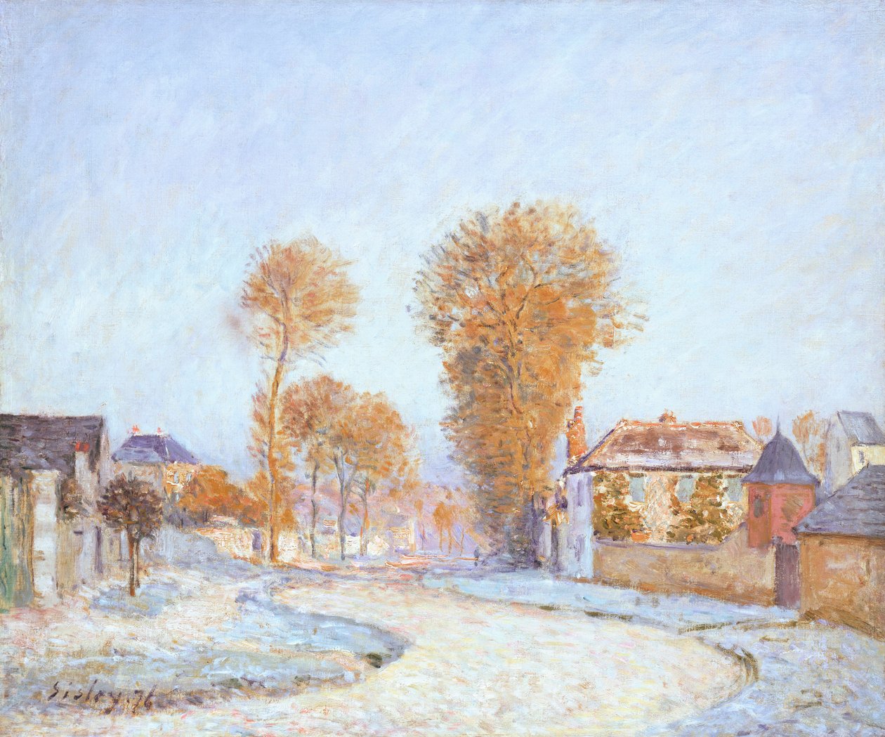 First Frost, 1876 av Alfred Sisley