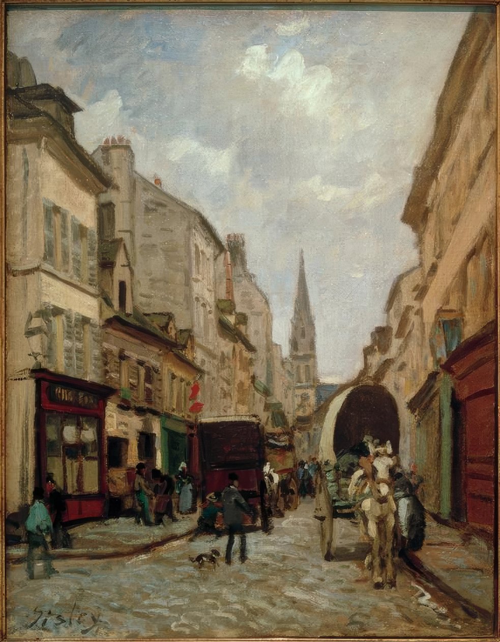 La Grande-Rue, Argenteuil av Alfred Sisley