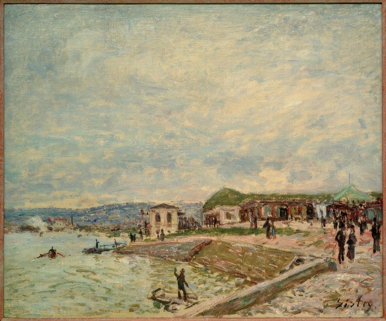 Seinen vid Point-du-Jour av Alfred Sisley