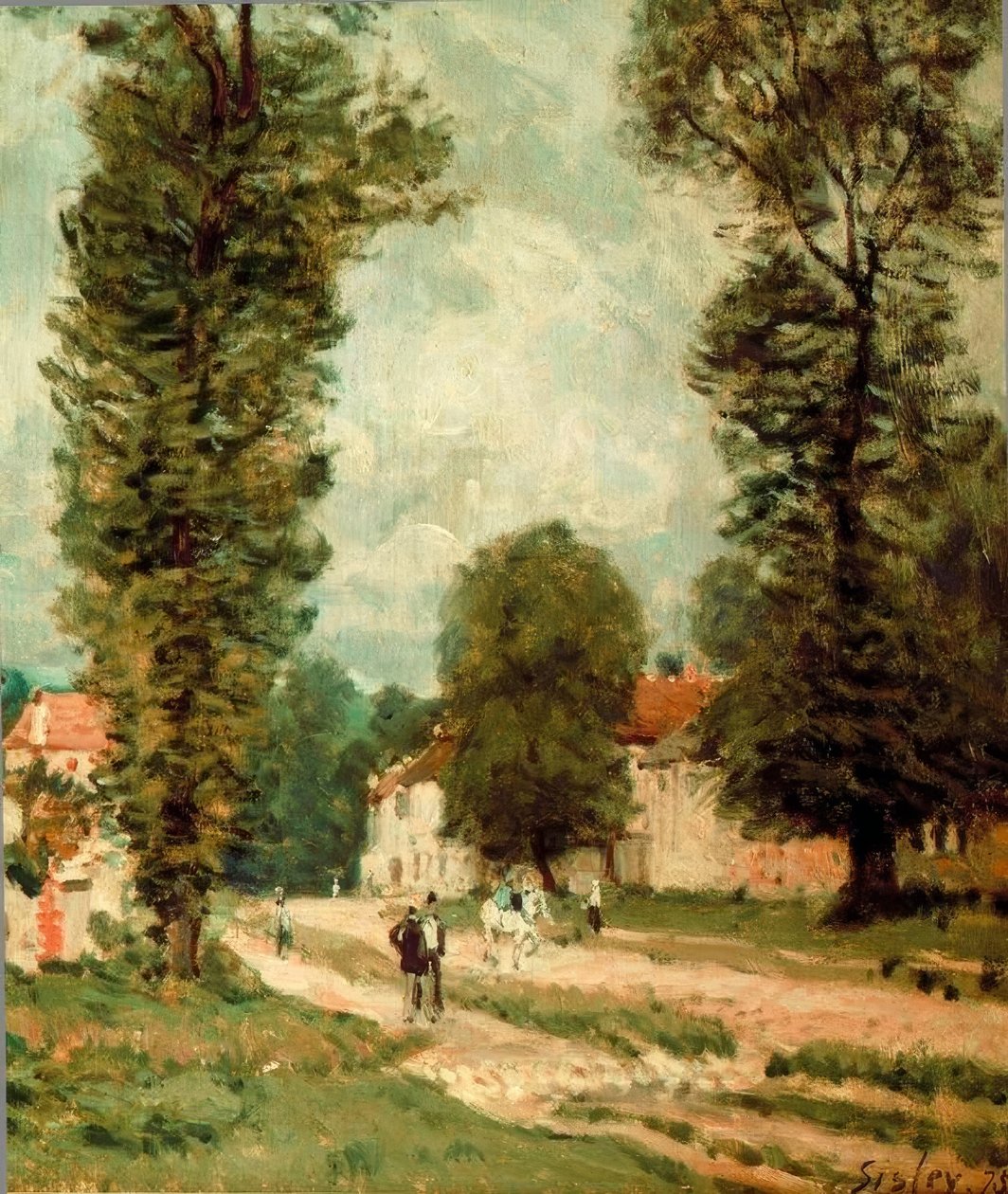 Vägen till Versailles av Alfred Sisley