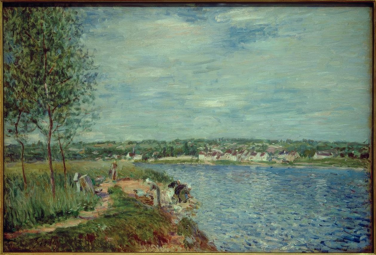 Brickor, nära Champagne av Alfred Sisley