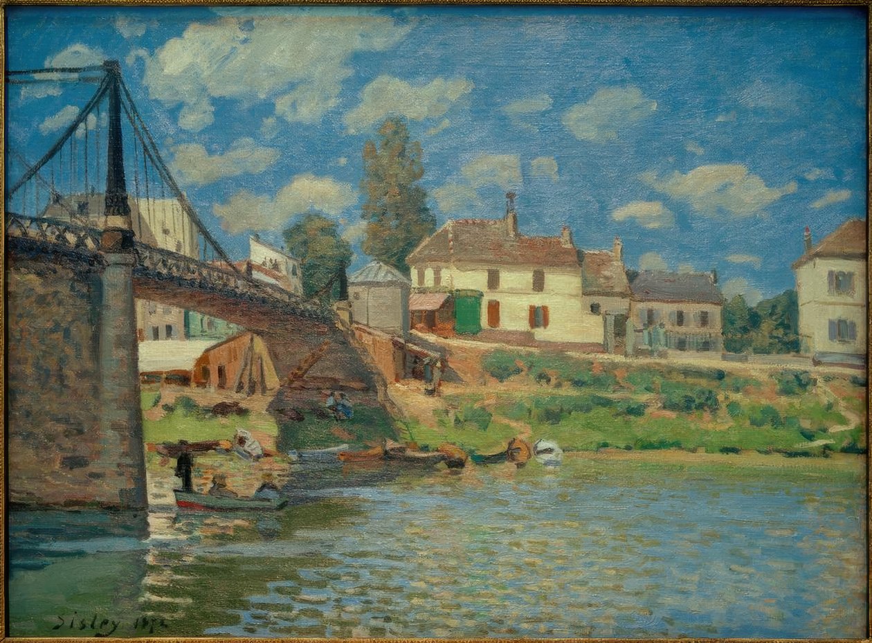 Bron Villeneuve-La-Garenne av Alfred Sisley