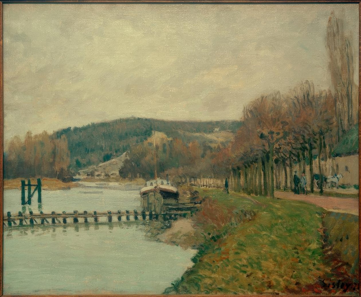 Coteaux de Bougival av Alfred Sisley