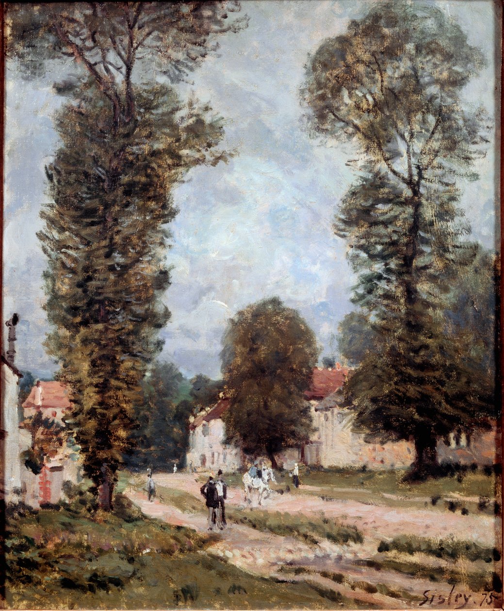 Vägen till Versailles av Alfred Sisley