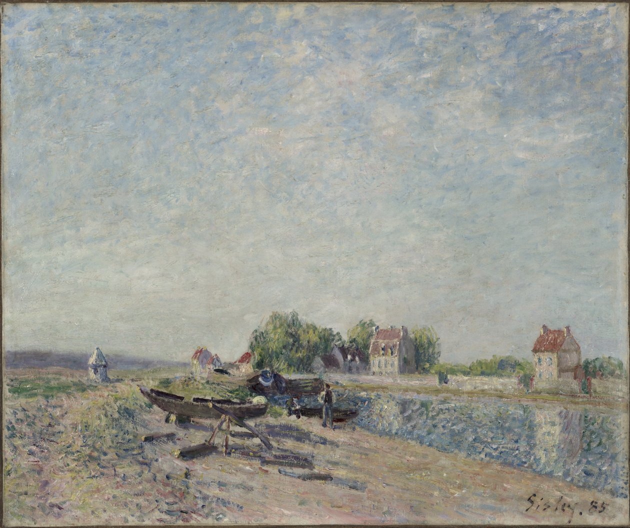 Saint-Mammes, Loing-kanalen av Alfred Sisley