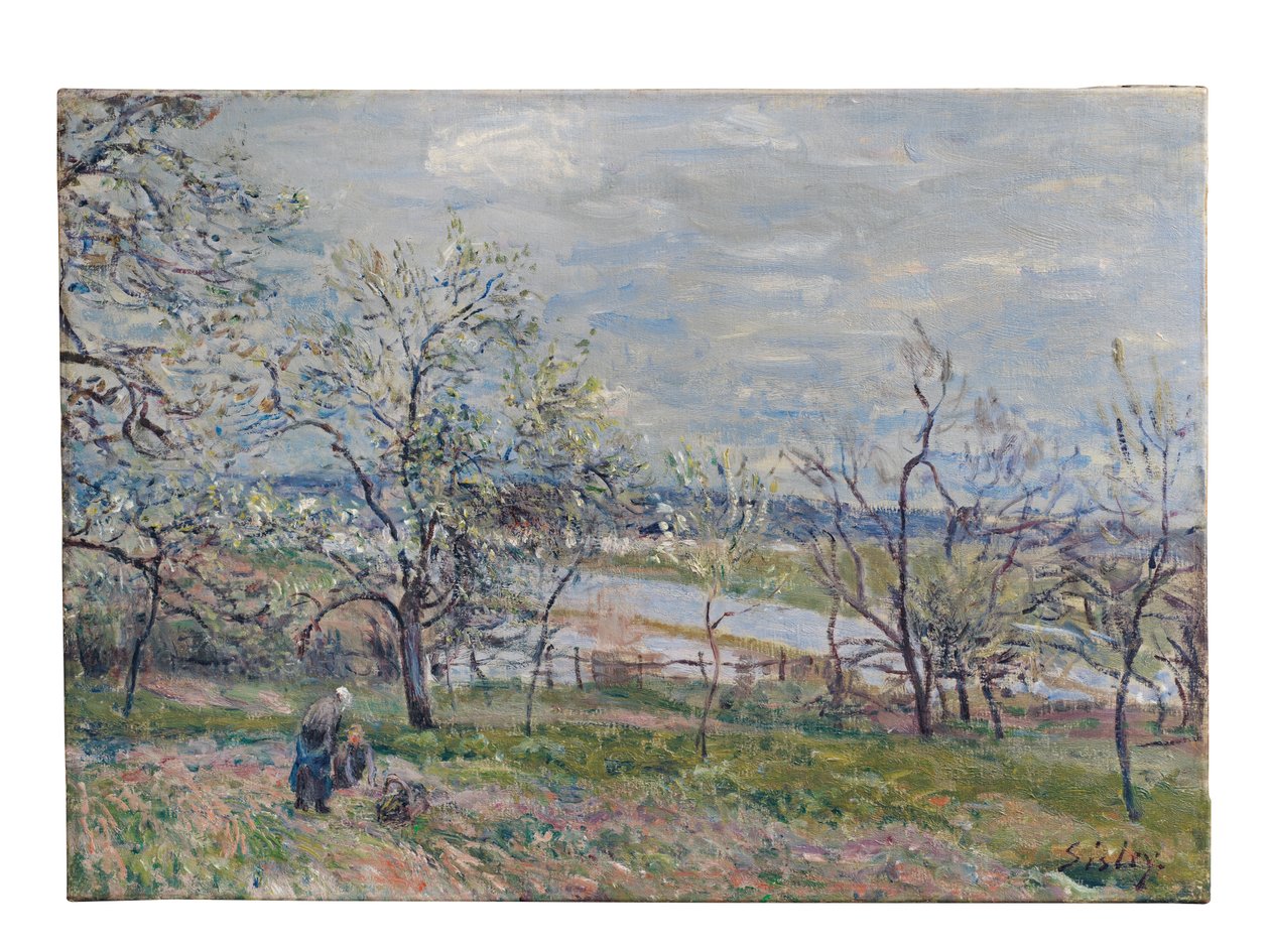 Våren i Veneux-Nadon, 1882 av Alfred Sisley