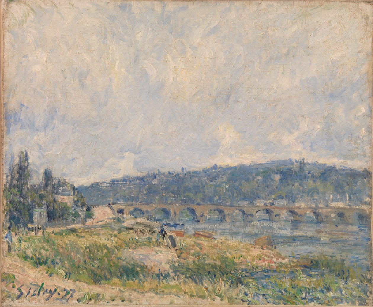 Sevres Bridge (The Sevres Bridge) av Alfred Sisley