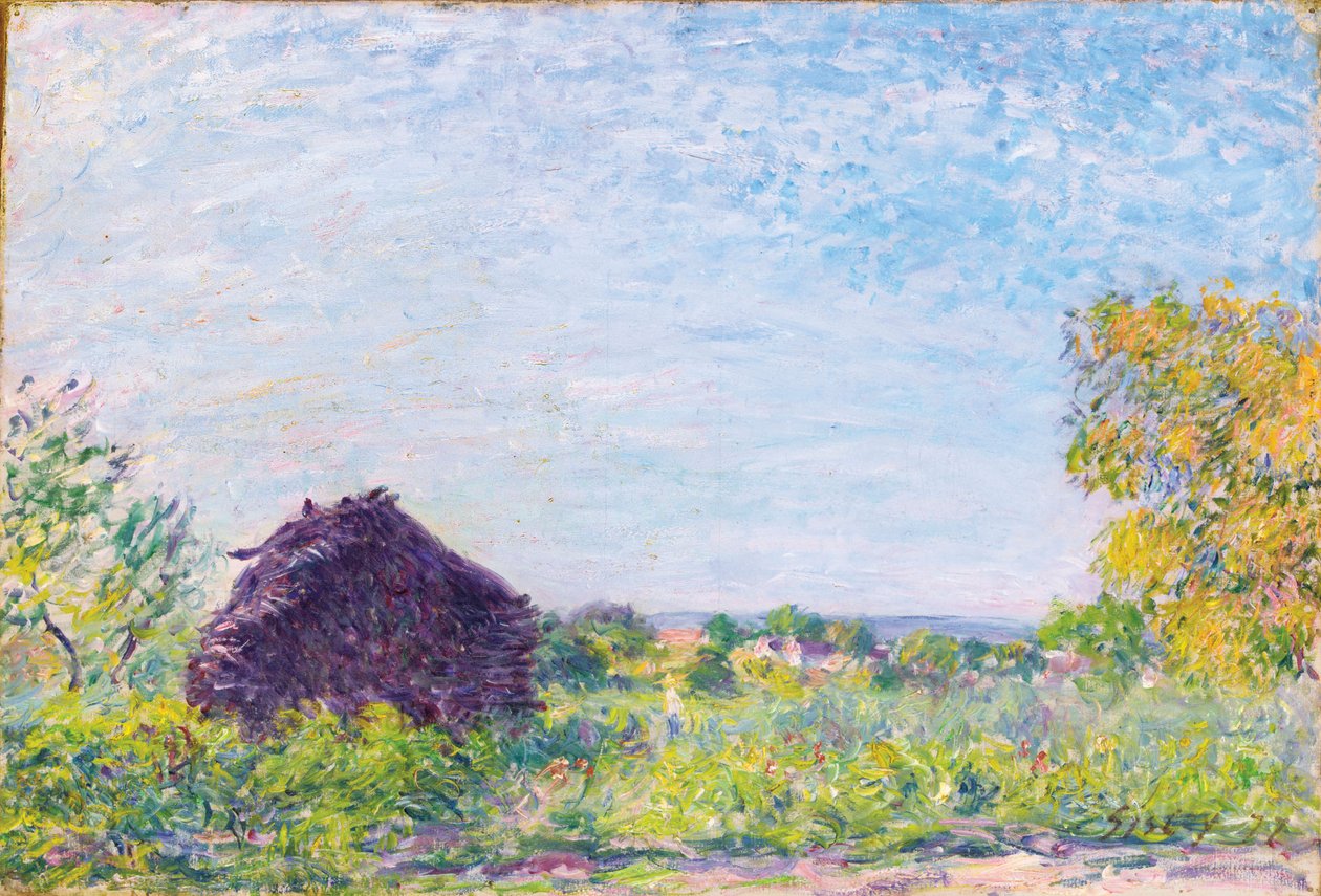 Höstacken, 1877 av Alfred Sisley