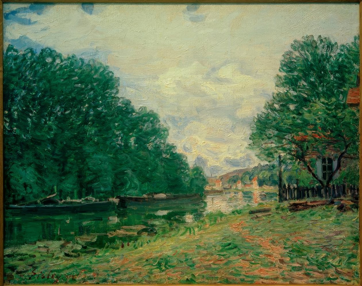 Loing tur av Alfred Sisley
