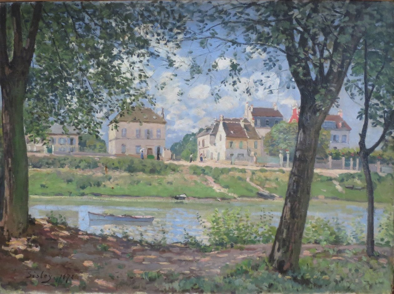 Villeneuve-la-Garenne av Alfred Sisley