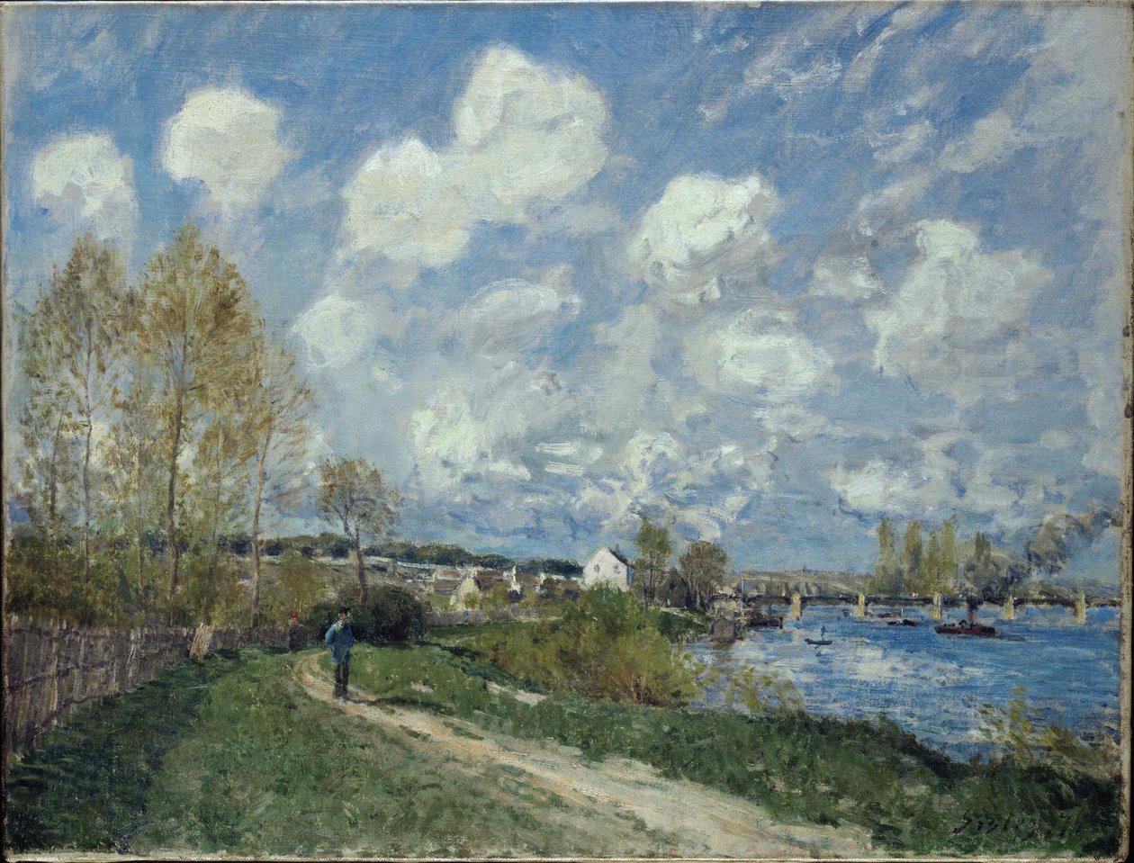 Sommar i Bougival Sommar i Bougival, 1876. av Alfred Sisley