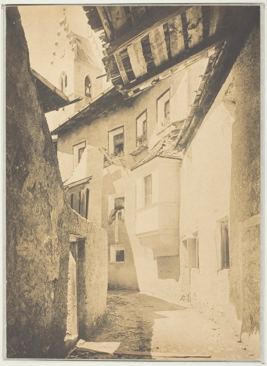 En gata i Sterzing, Tyrolen av Alfred Stieglitz