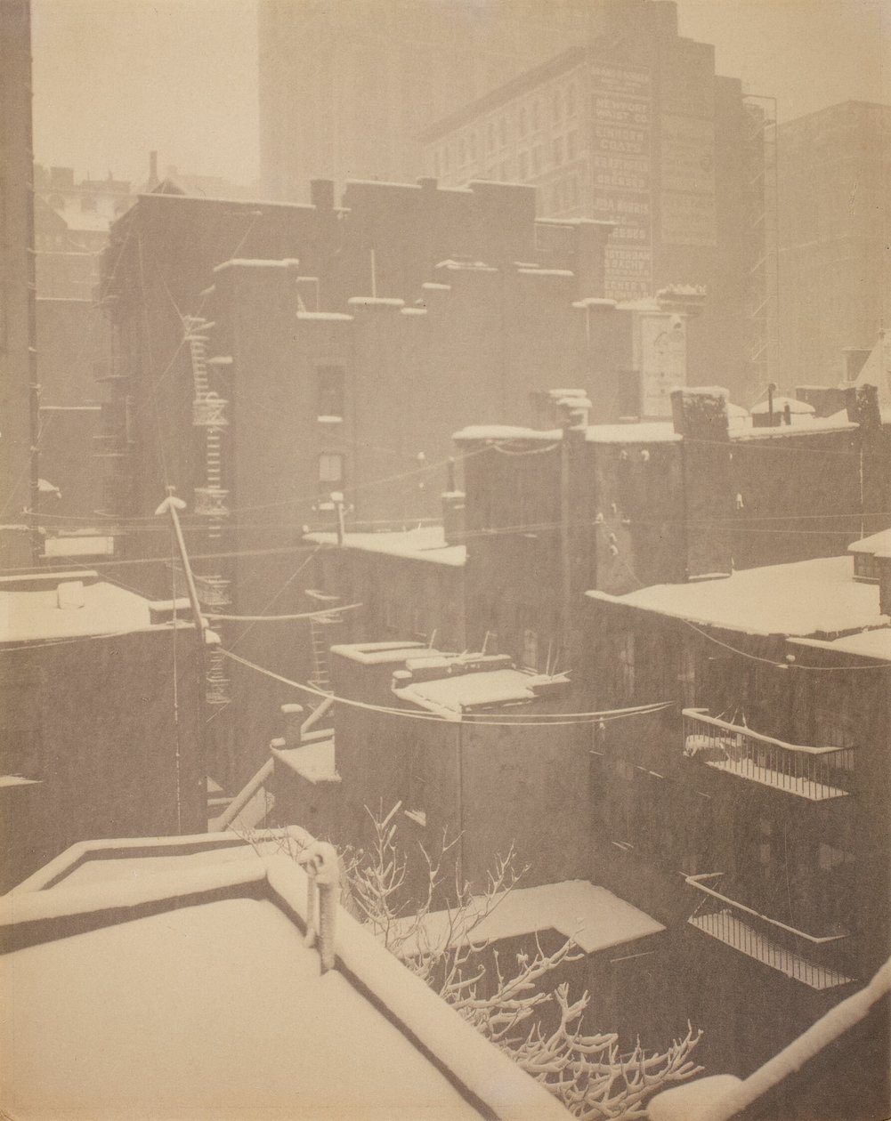 Från bakre fönstret "291" av Alfred Stieglitz