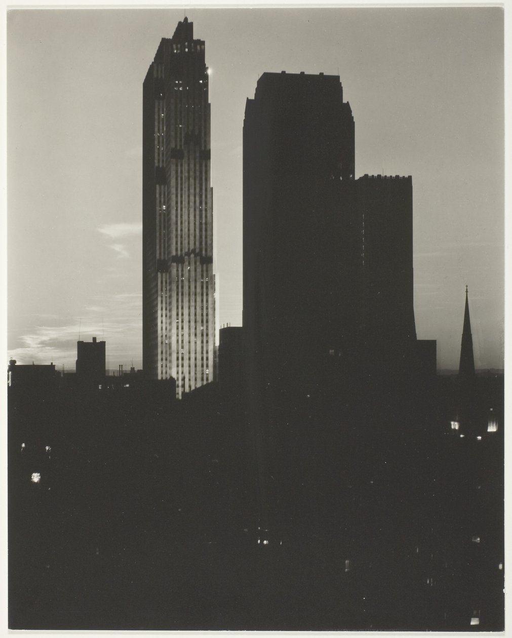 New York från Shelton av Alfred Stieglitz