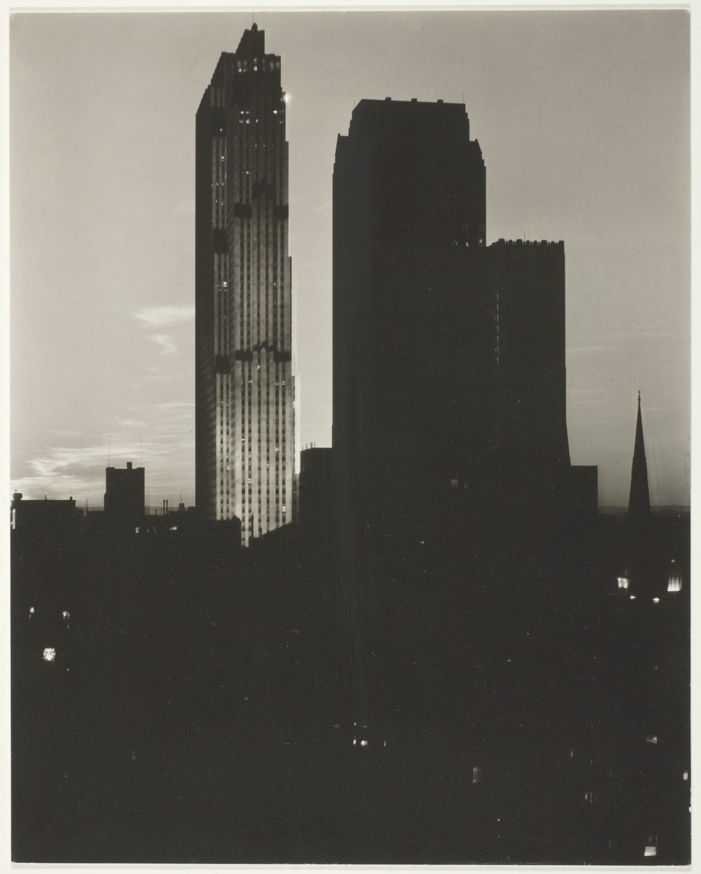 New York från Shelton av Alfred Stieglitz