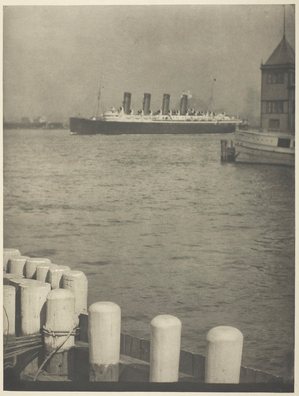 Outward Bound, Mauretanien, 1910. av Alfred Stieglitz