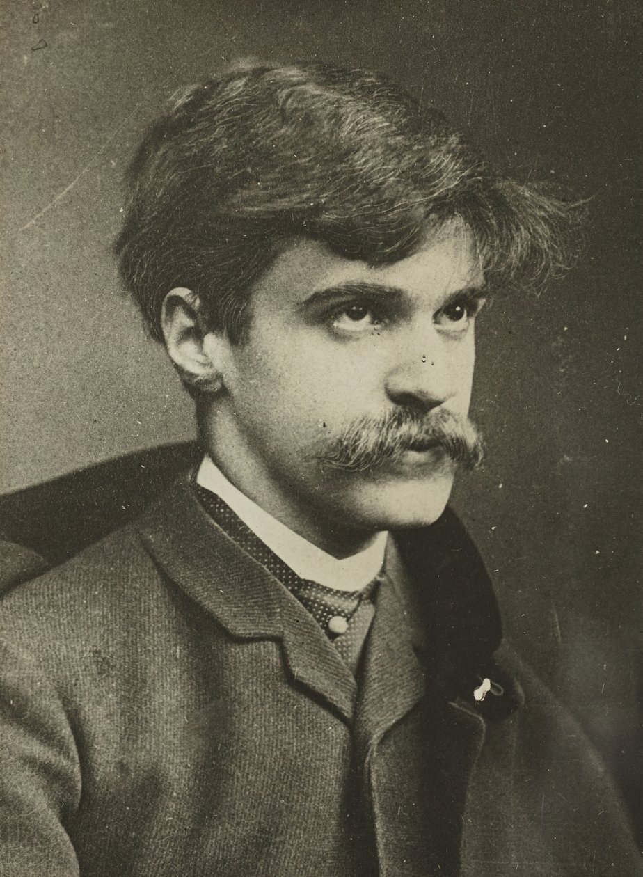 Självporträtt, 1894. av Alfred Stieglitz