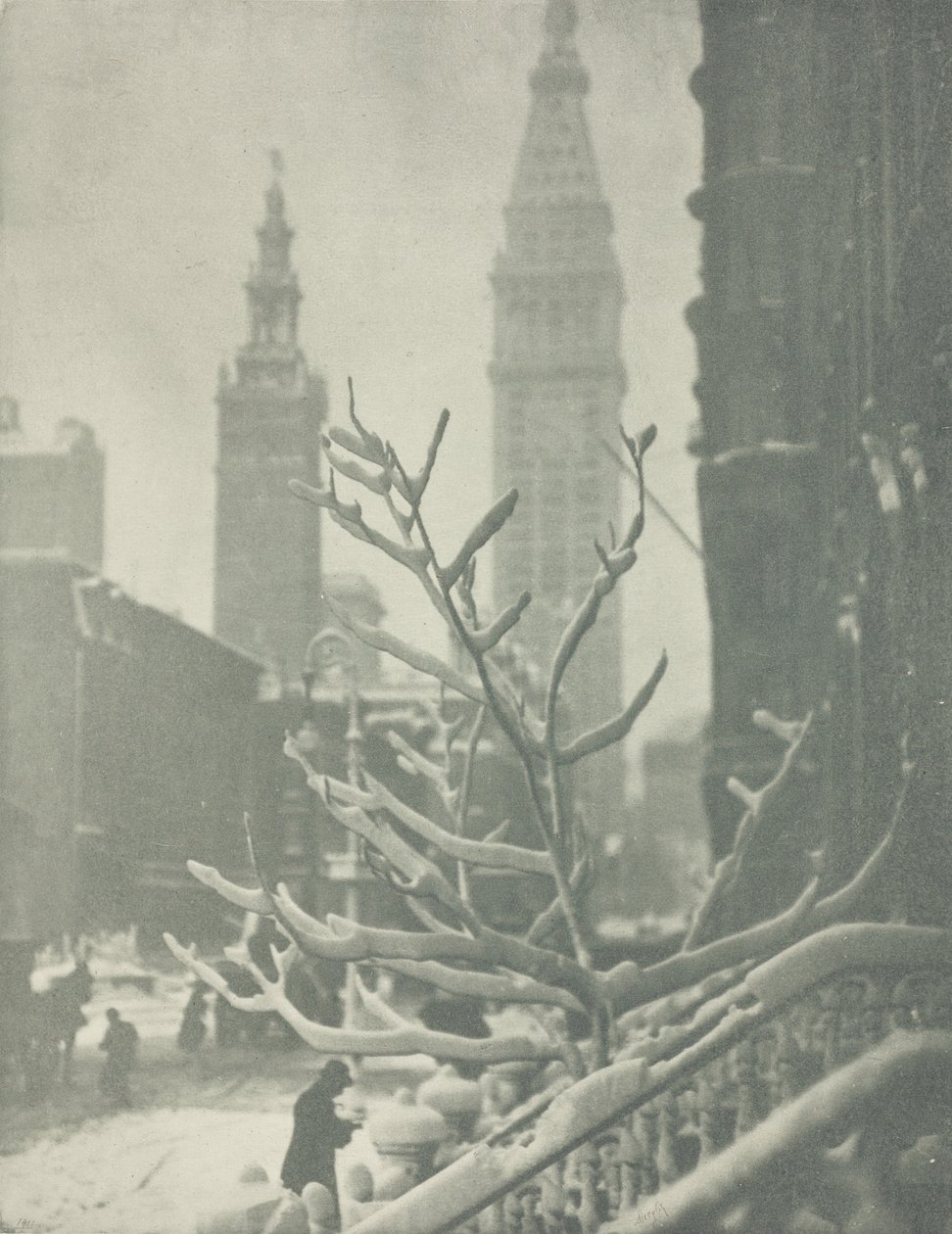 Two Towers, New York av Alfred Stieglitz