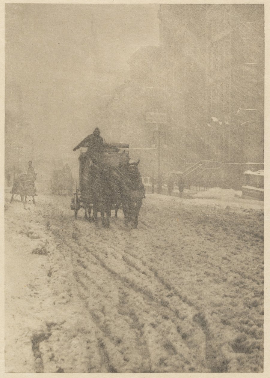Vinter på Fifth Avenue av Alfred Stieglitz
