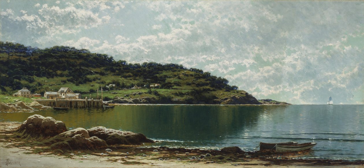 Längs Maine Coast, c.1885 av Alfred Thompson Bricher
