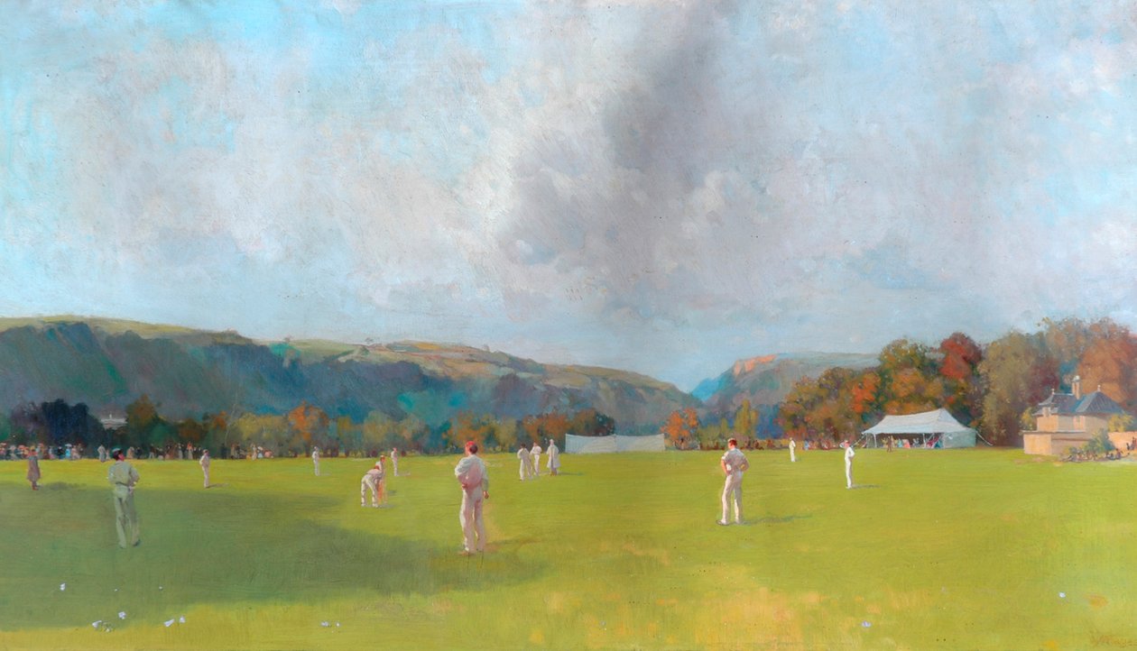 Cricketmatch, Center Vale av Alfred Walter Bayes