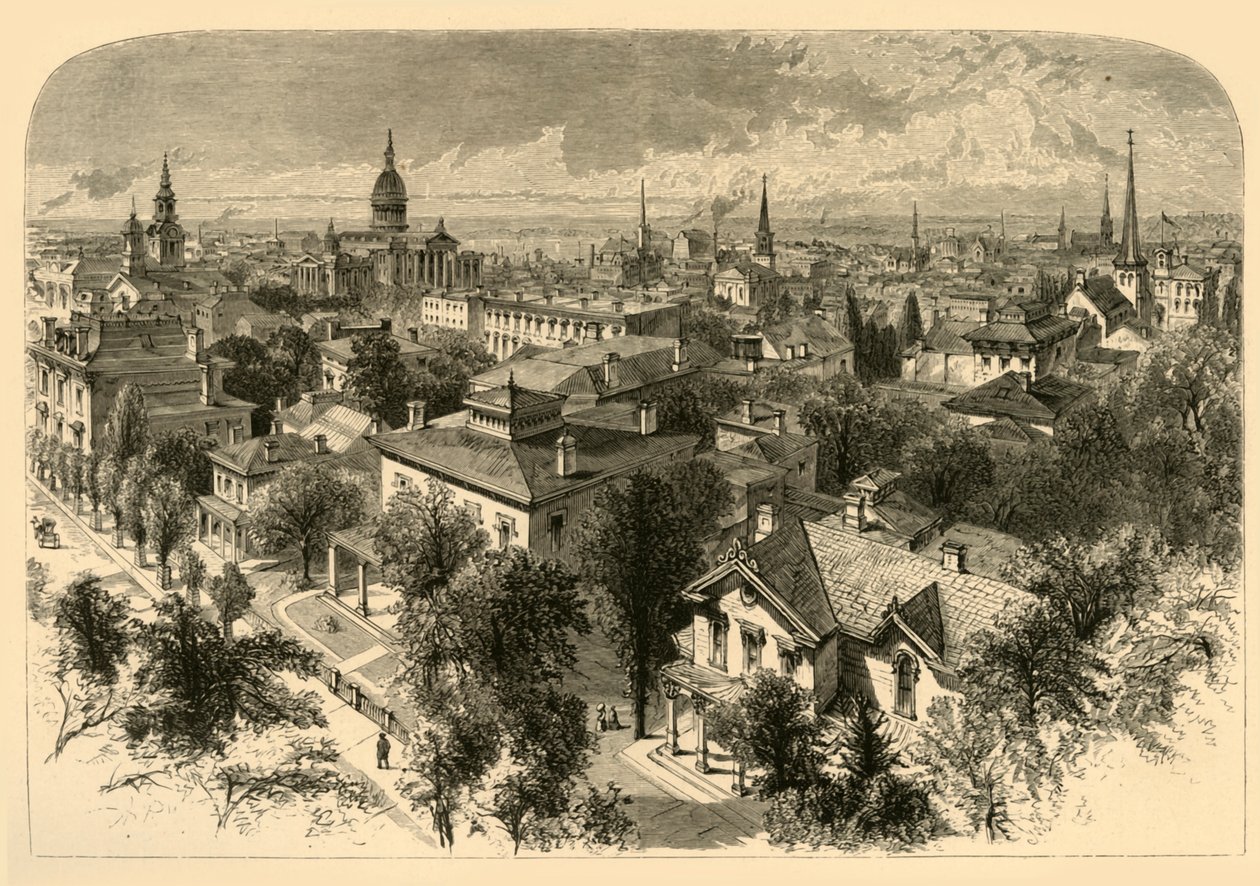 "City of Milwaukee", 1874. av Alfred Rudolph Waud