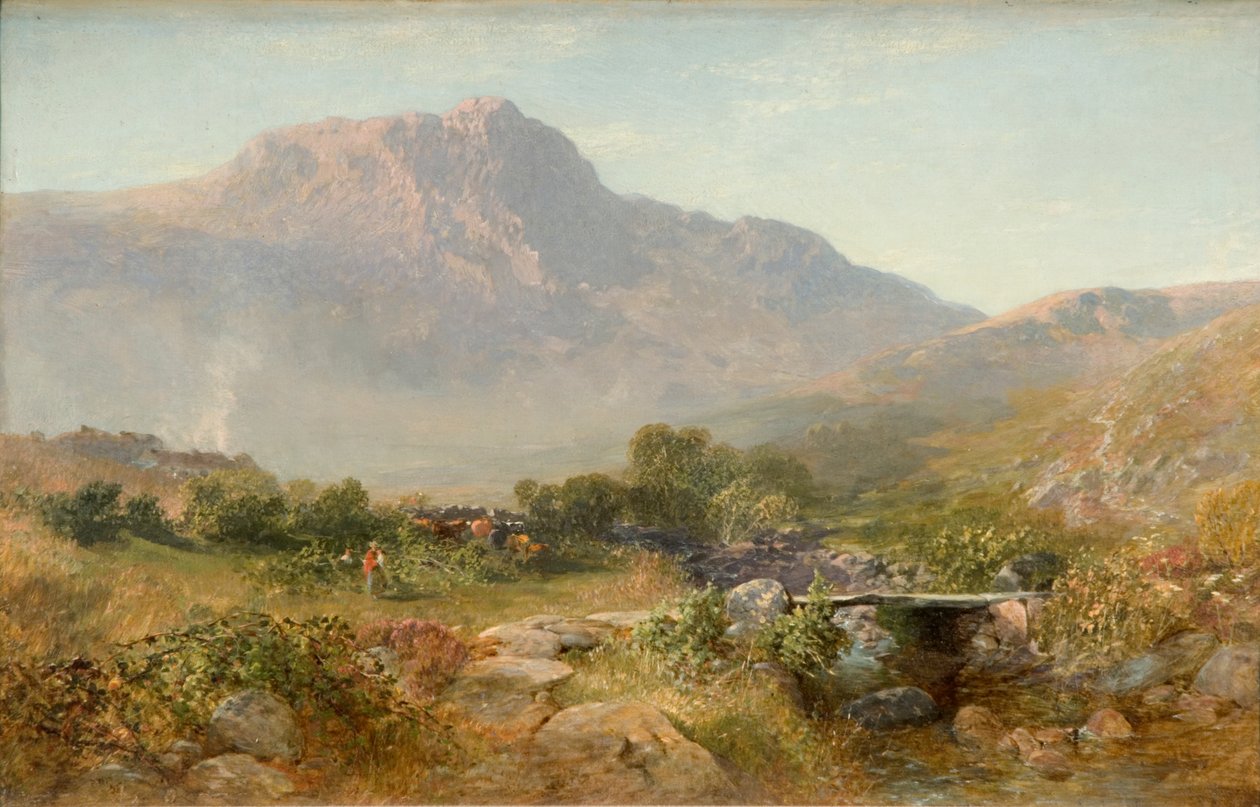 Capel Curig, 1855 av Alfred William Hunt