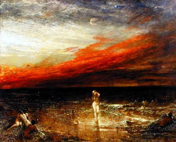 The Birth of Venus (olja på duk) av Alfred Woolmer