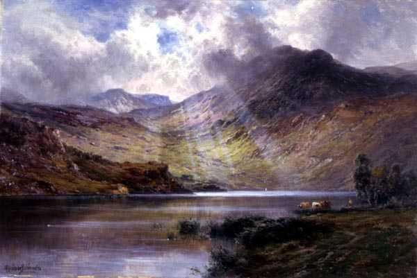 Ben Lomond (olja på duk) av Alfred de Breanski