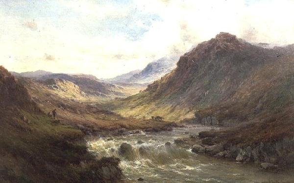 Fallen vid Invergarry, Glen Till av Alfred de Breanski