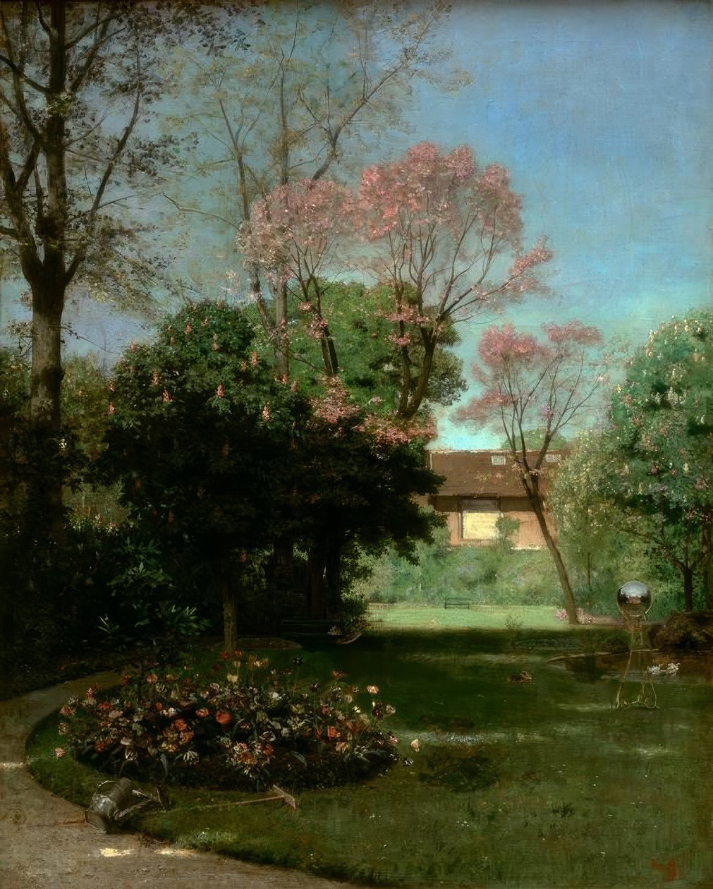 Alfred Stevens trädgård av Alfred de Knyff