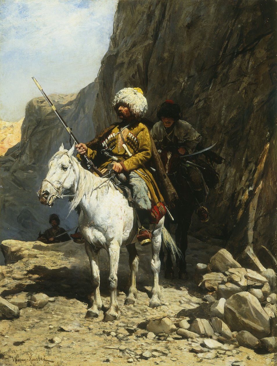 Kosacken av Alfred von Wierusz Kowalski