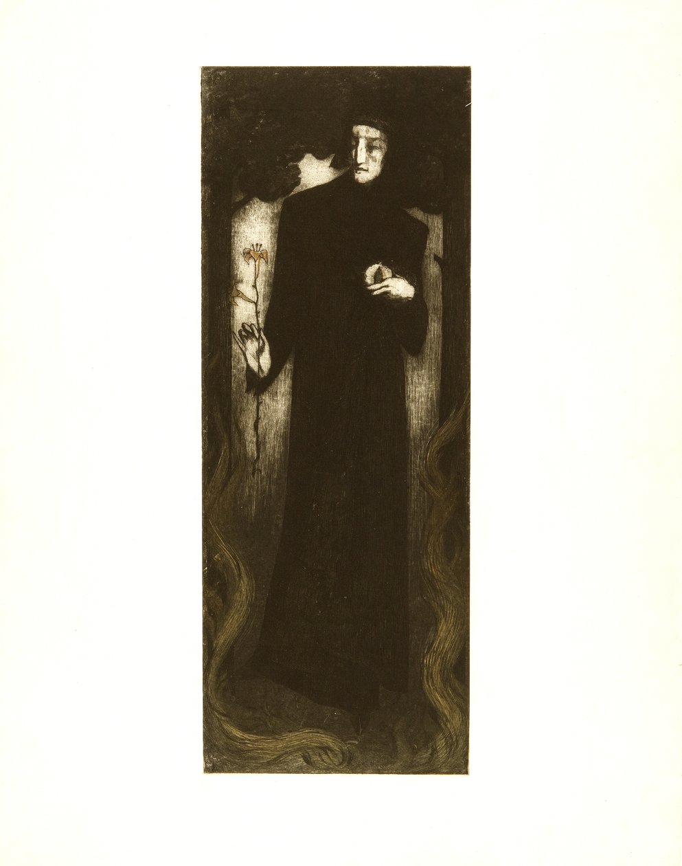 Dante au lys av Alfredo Müller