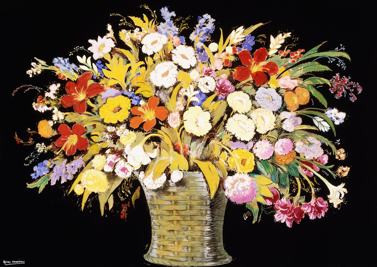 Blomsterarrangemang av Alfredo Ramos Martinez